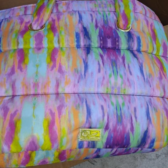 betsey johnson colorful tote - Picture 1 of 1
